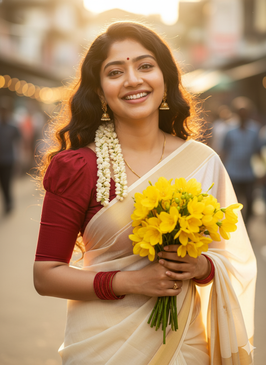 Golden White Saree Looks with 7 Trendy Gemini AI Prompts: अब आपकी साड़ी फोटो बनेगी वायरल और सिनेमैटिक