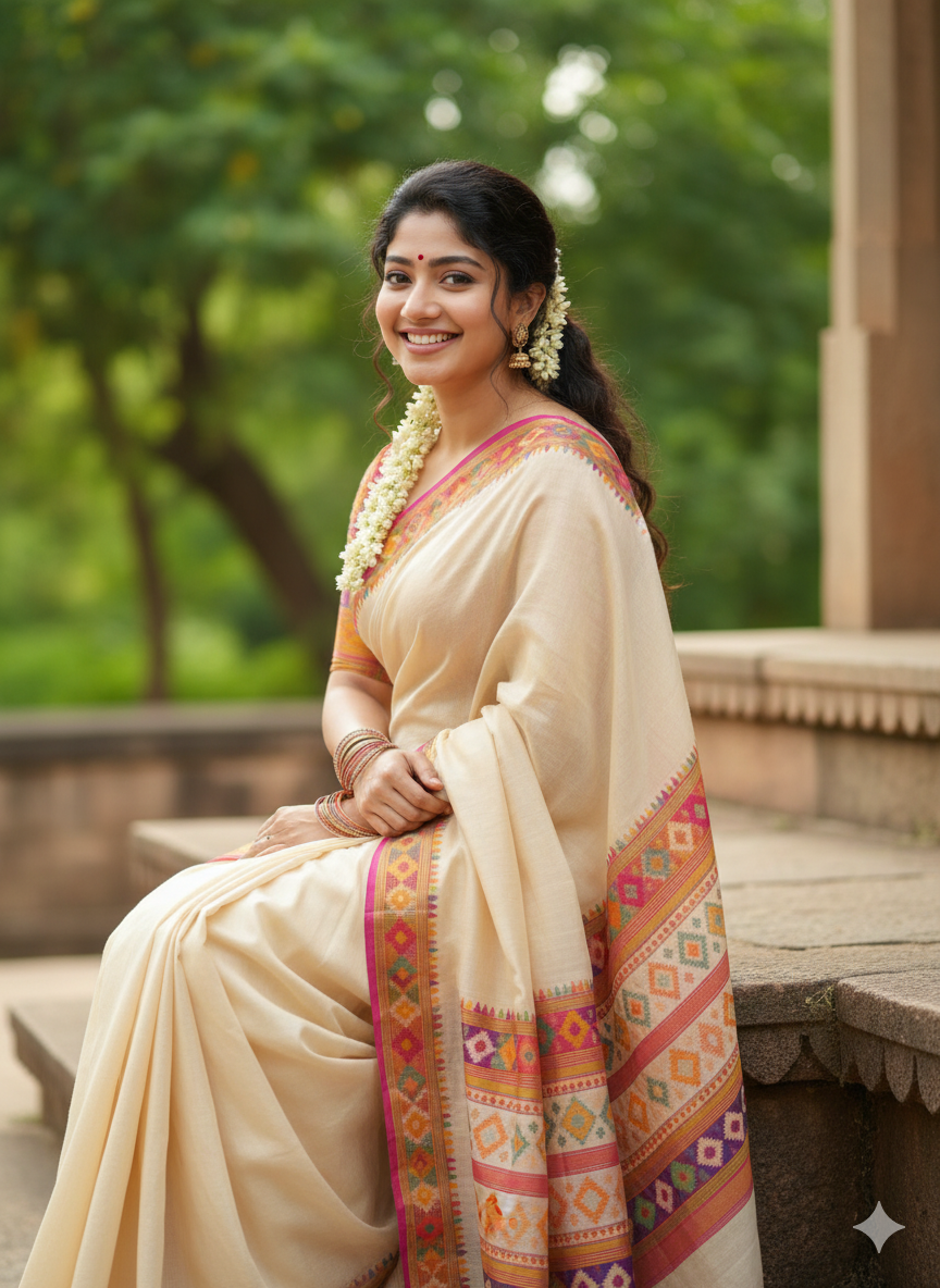 Golden White Saree Looks with 7 Trendy Gemini AI Prompts: अब आपकी साड़ी फोटो बनेगी वायरल और सिनेमैटिक