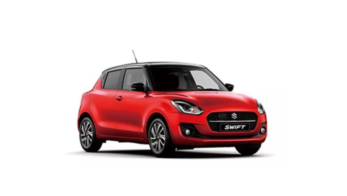 नई Maruti Suzuki Swift 2025 फ्रंट व्यू – स्टाइलिश हैचबैक कार