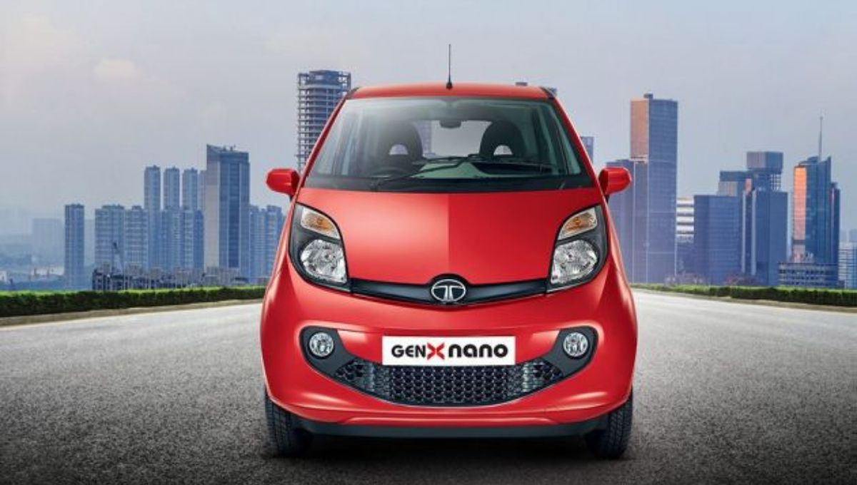 Tata Nano 2025 Review showing compact city hatchback with smart features