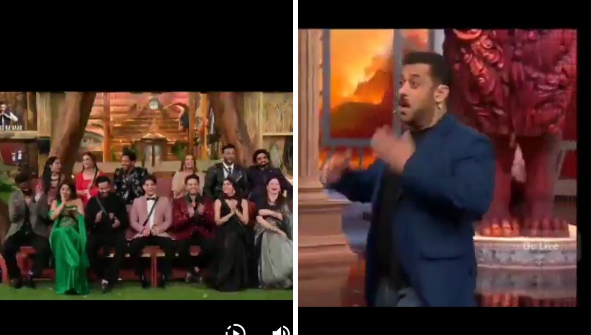 सलमान खान Bigg boss 19 वीकेंड का वार में नेहल चुडासमा की मिमिक्री करते हुए