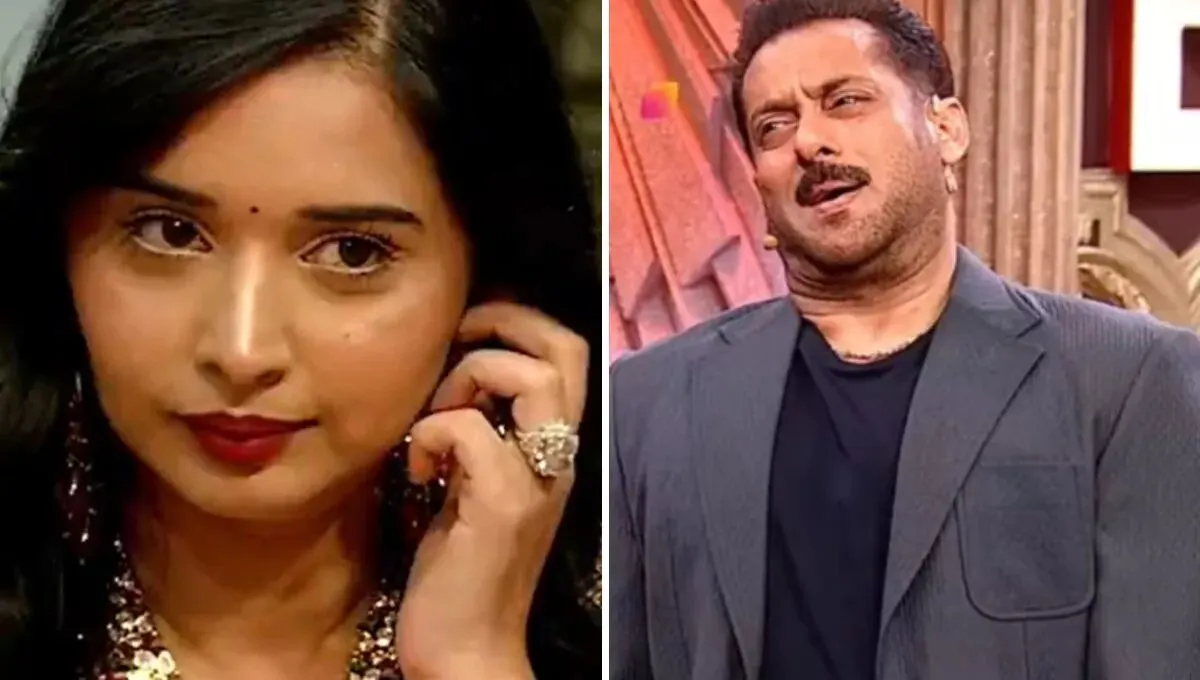 Salman Khan scolding Tanya Mittal in Bigg Boss 19 Weekend Ka Vaar