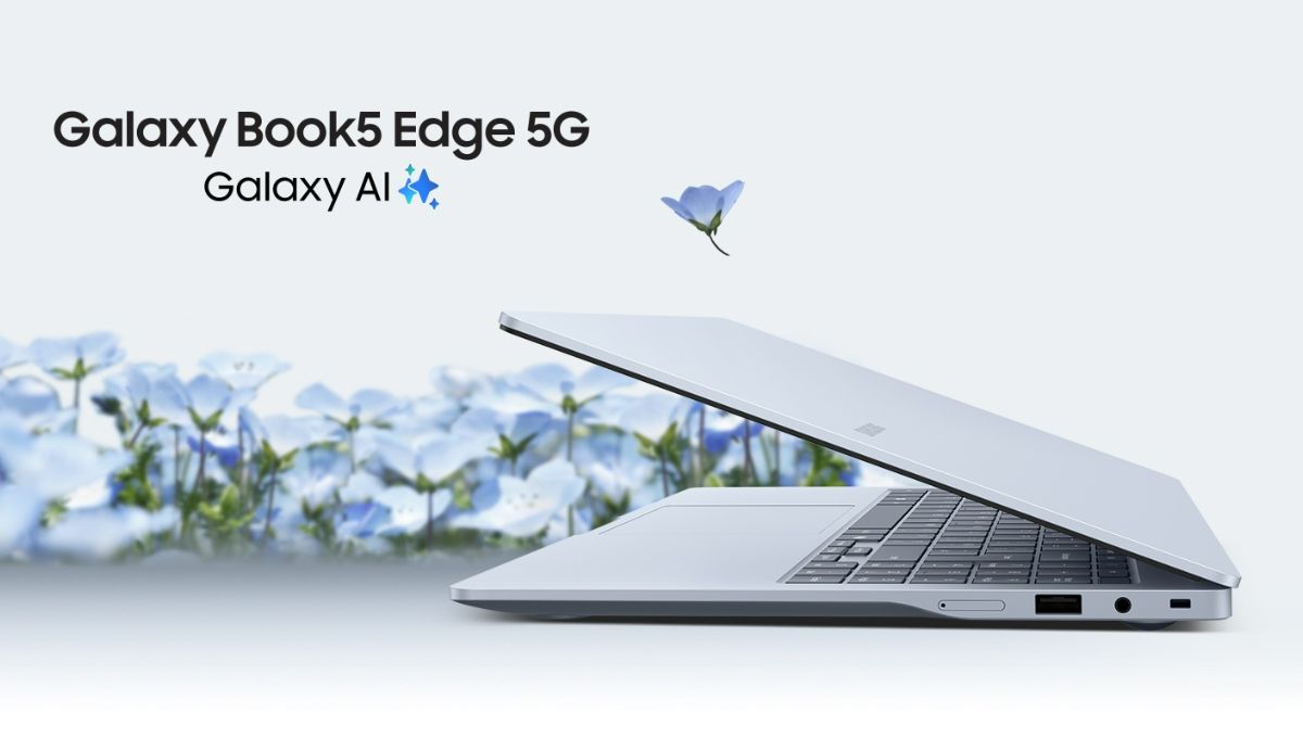 Samsung Galaxy Book 5 Edge 5G AI Laptop with 27-Hour Battery and Snapdragon X Chipset