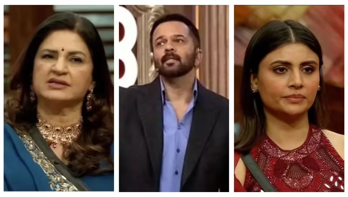 Rohit Shetty ने Bigg Boss 19 में Kunika Sadanand को डांटते हुए Malti Chahar बचाई